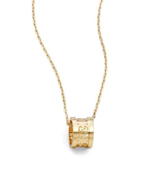 gucci icon twirl necklace|Icon 18k star necklace in 18k yellow gold .